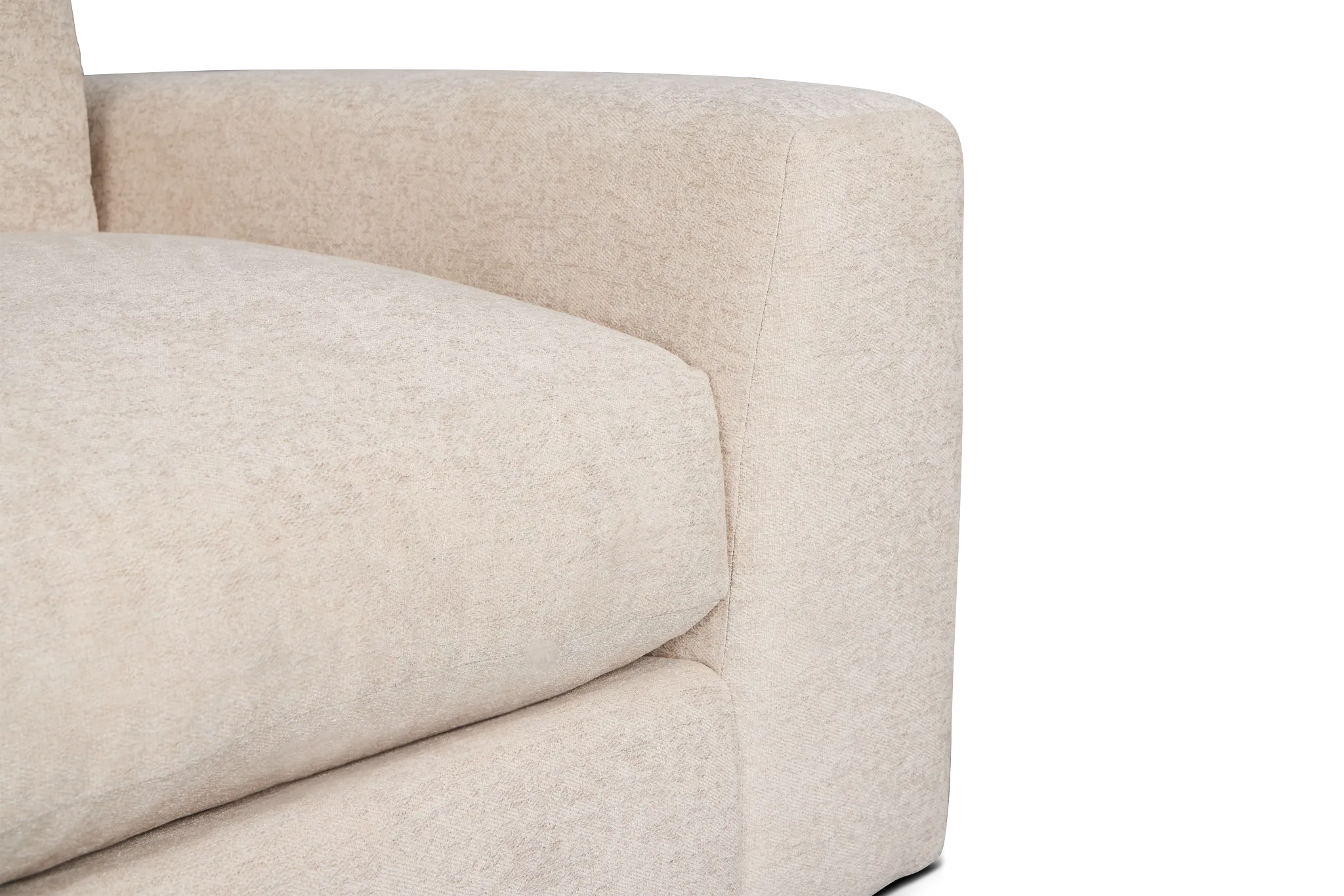 Calista Beige Fabric Sofa