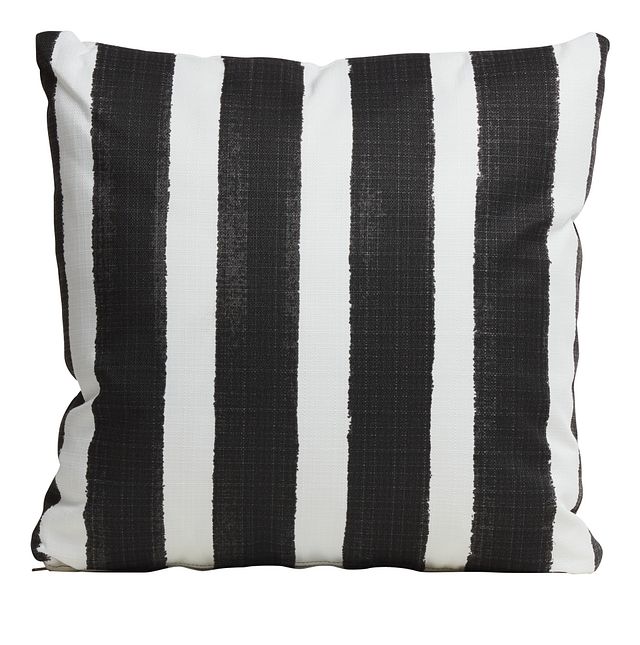 Nico Black 20" Indoor/outdoor Accent Pillow