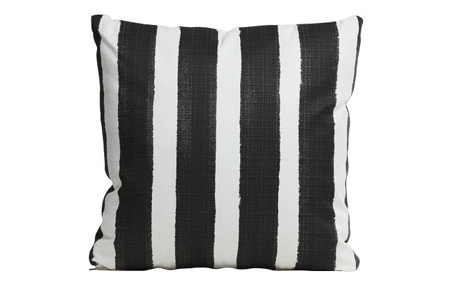 Nico Black 20" Indoor/outdoor Accent Pillow
