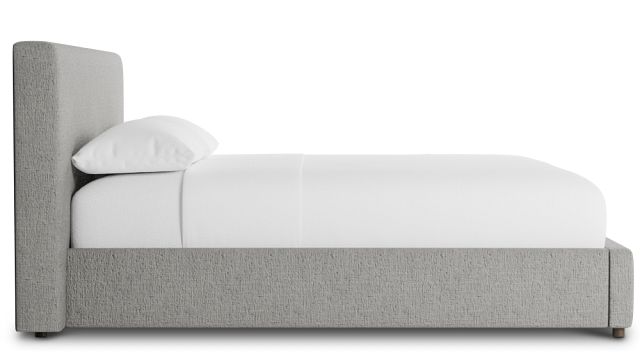 Grayton Linen 44" Upholstered Platform Bed