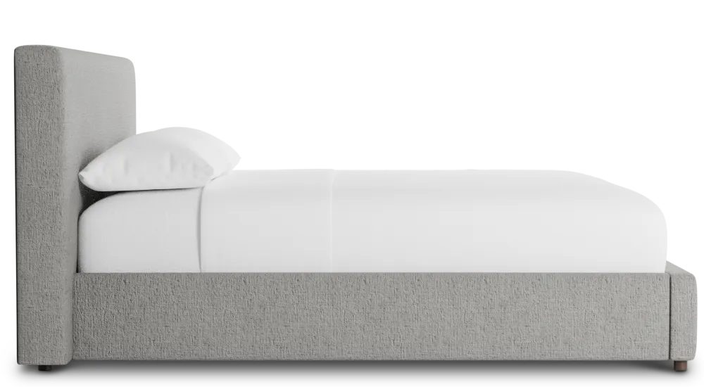 Grayton Linen 44" Upholstered Platform Bed