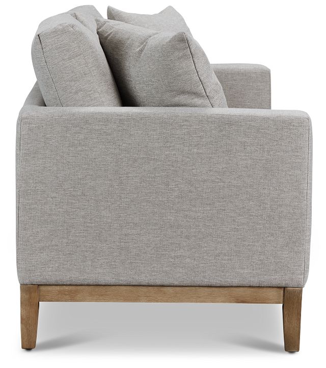 Emma Gray Fabric Loveseat