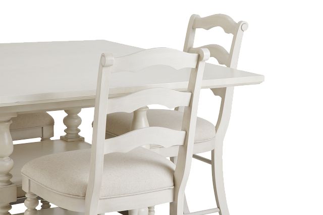 Savannah Ivory High Table & 4 Barstools