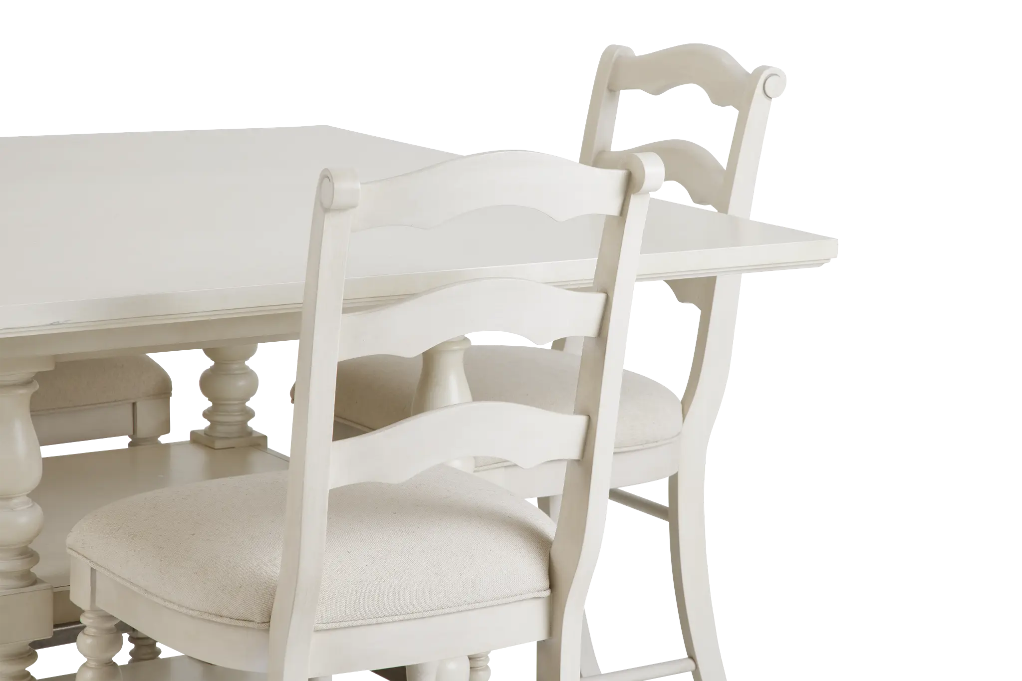 Savannah Ivory High Table & 4 Barstools Savannah Ivory High Table & 4 Barstools