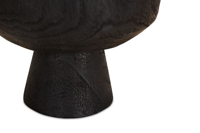 Pauli Black Wood Bowl