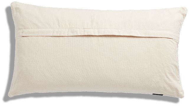 Tessa Black Lumbar Accent Pillow