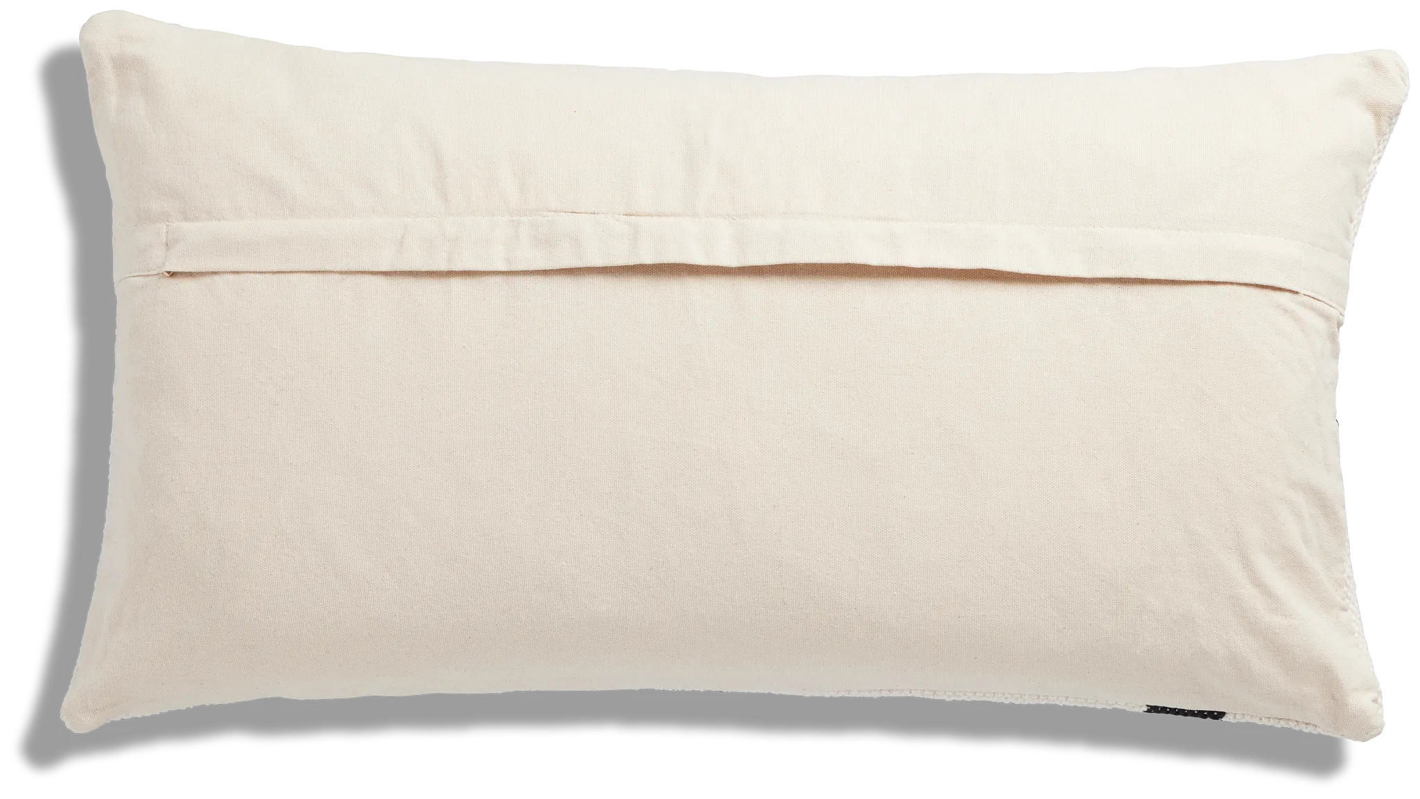 Tessa Black Lumbar Accent Pillow