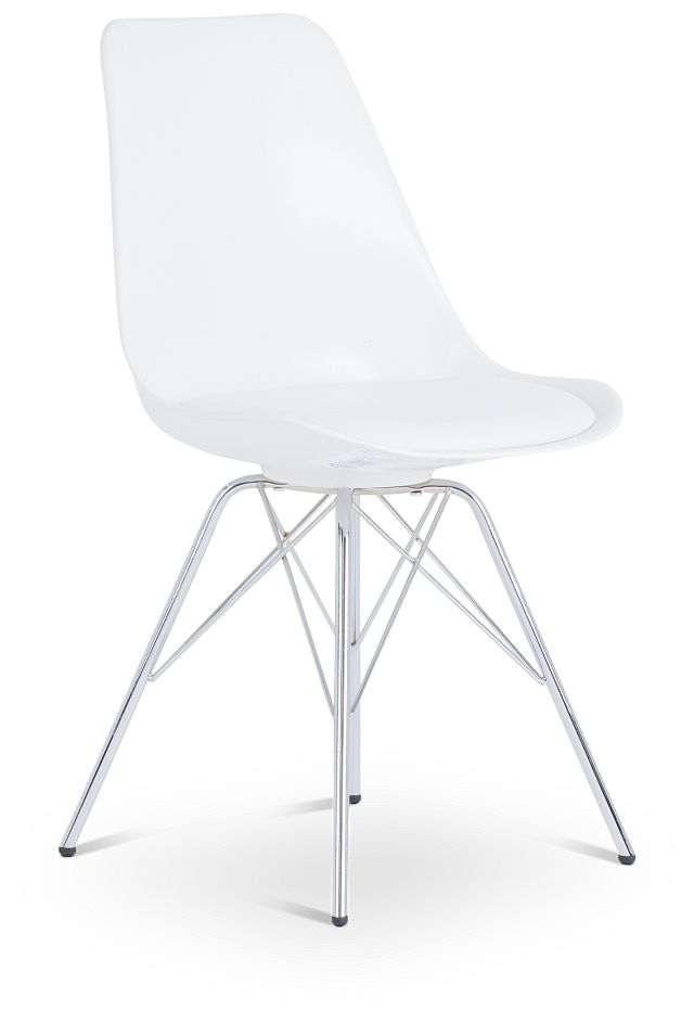 Malta White Side Chair