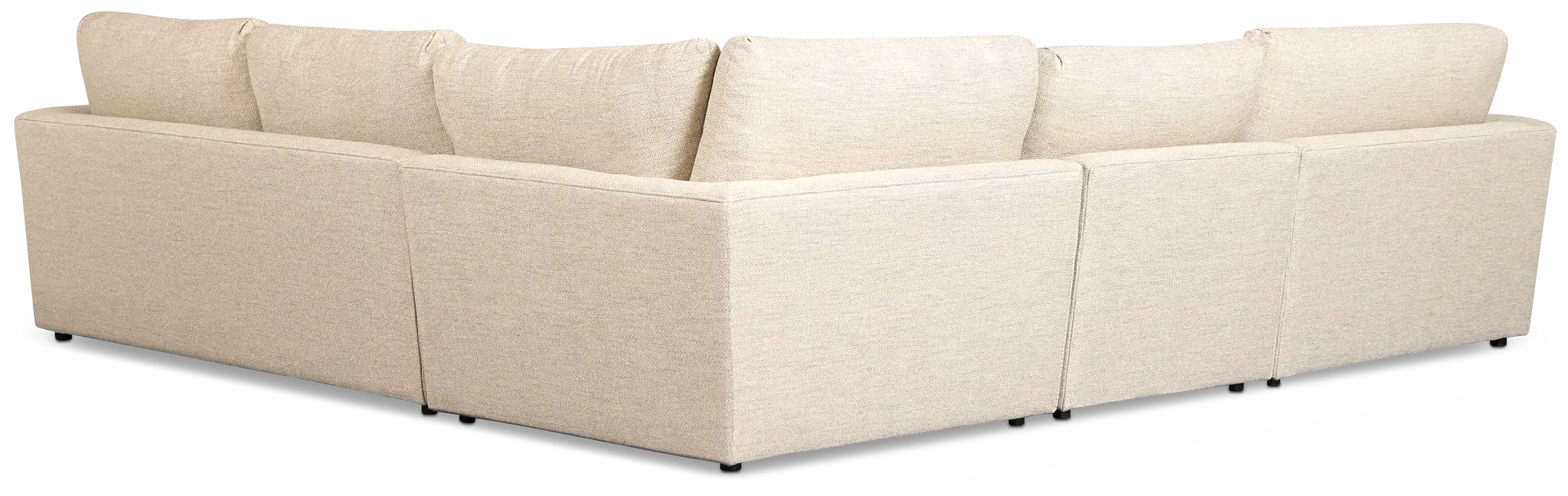 Maxwell Light Gray Fabric Medium Left Chaise Sectional Maxwell Light Gray Fabric Medium Left Chaise Sectional