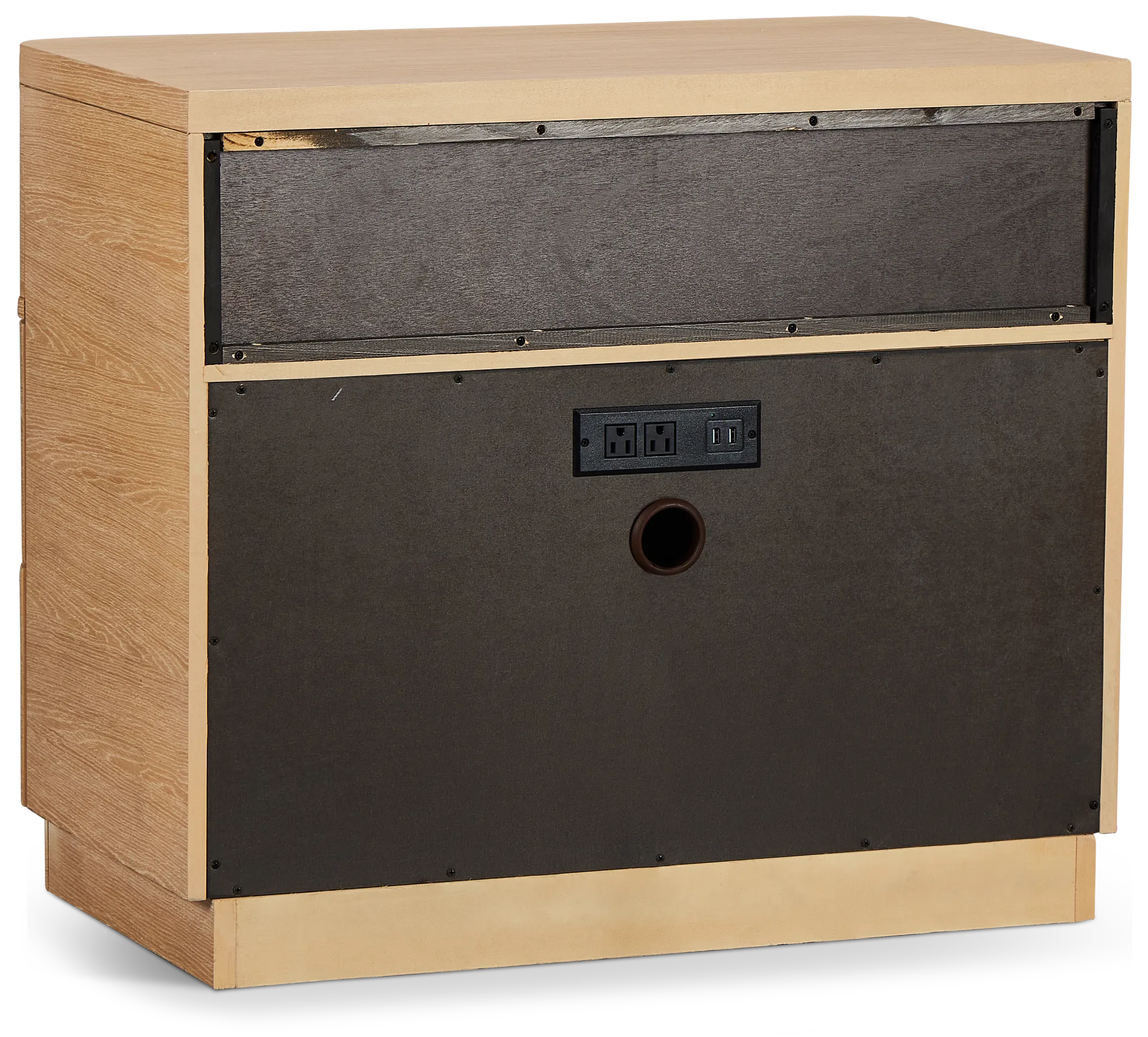 Malibu Light Tone Wood Nightstand