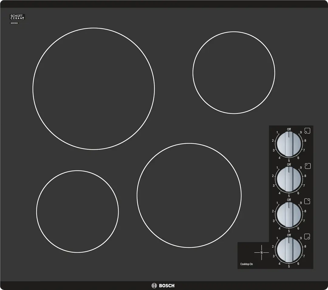 Bosch 500 Series Black 24" Electric Cook Top Bosch 500 Series Black 24" Electric Cook Top