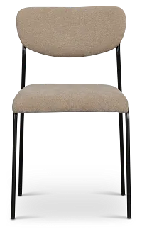 Lynden Gray Metal Upholstered Side Chair