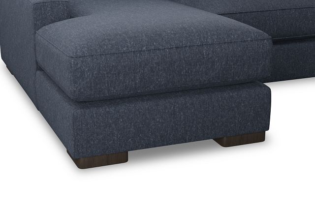 Edgewater Maguire Blue Medium Left Chaise Sectional