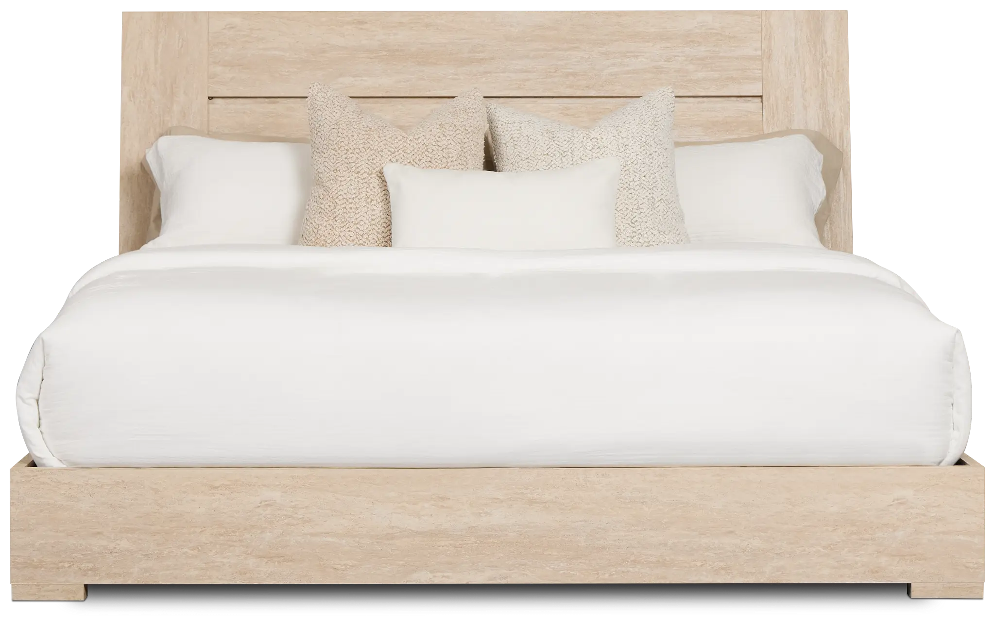 Malta Light Gray Panel Bed Malta Light Gray Panel Bed