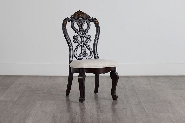 Vigo Dark Tone Wood Side Chair