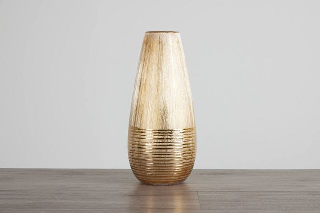 Sage Gold Large Vase