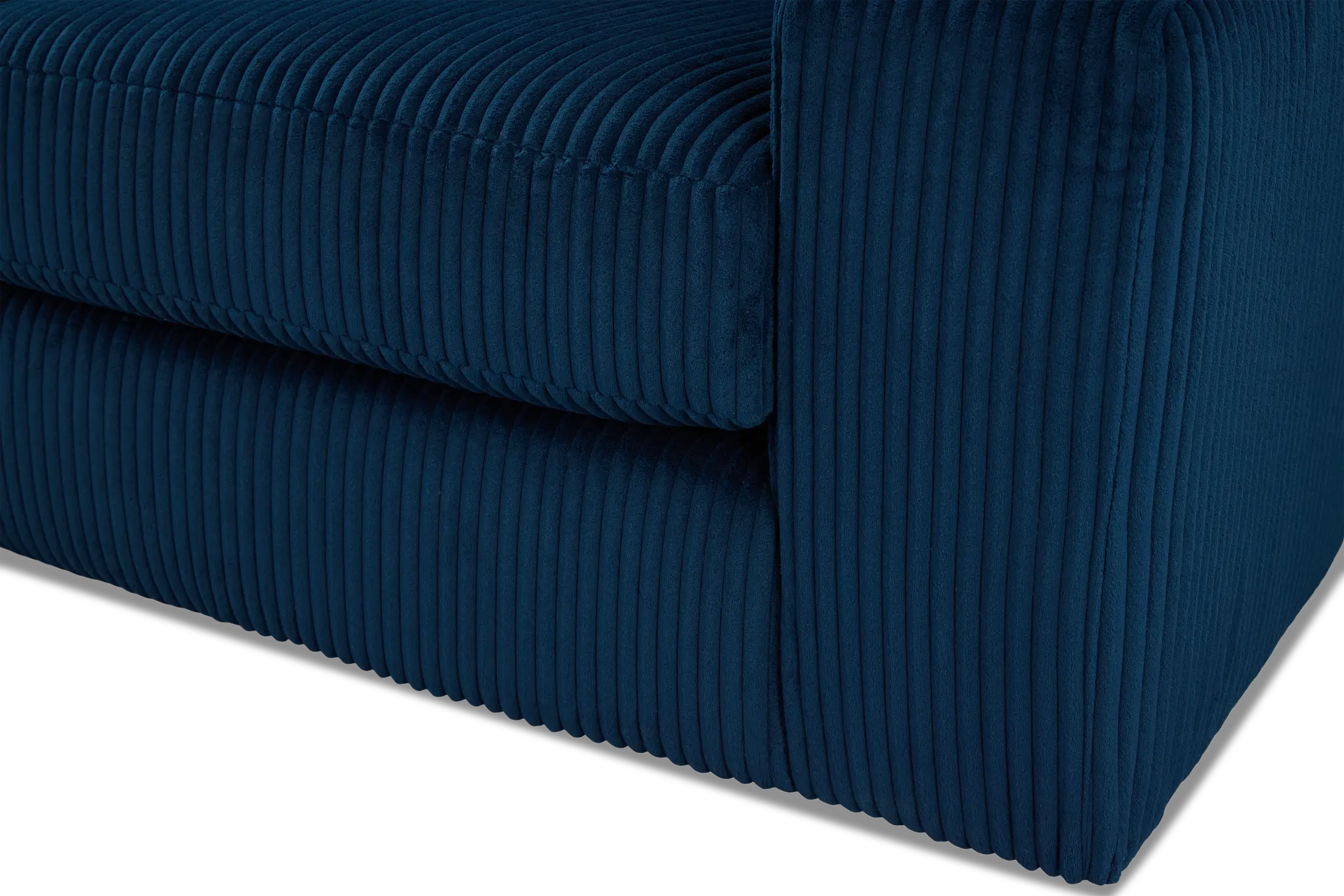 Charlie Dark Blue Fabric Large Two-arm Sectional Charlie Dark Blue Fabric Large Two-arm Sectional