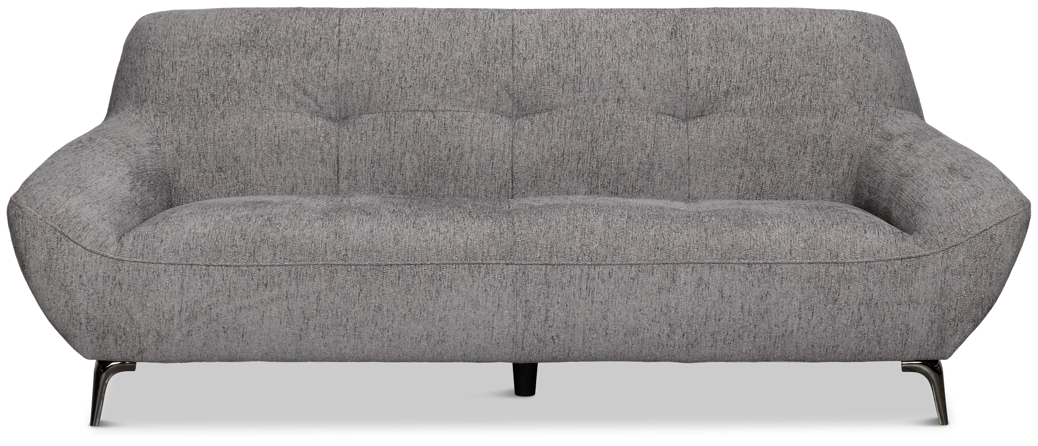 Zoey Dark Gray Fabric Sofa