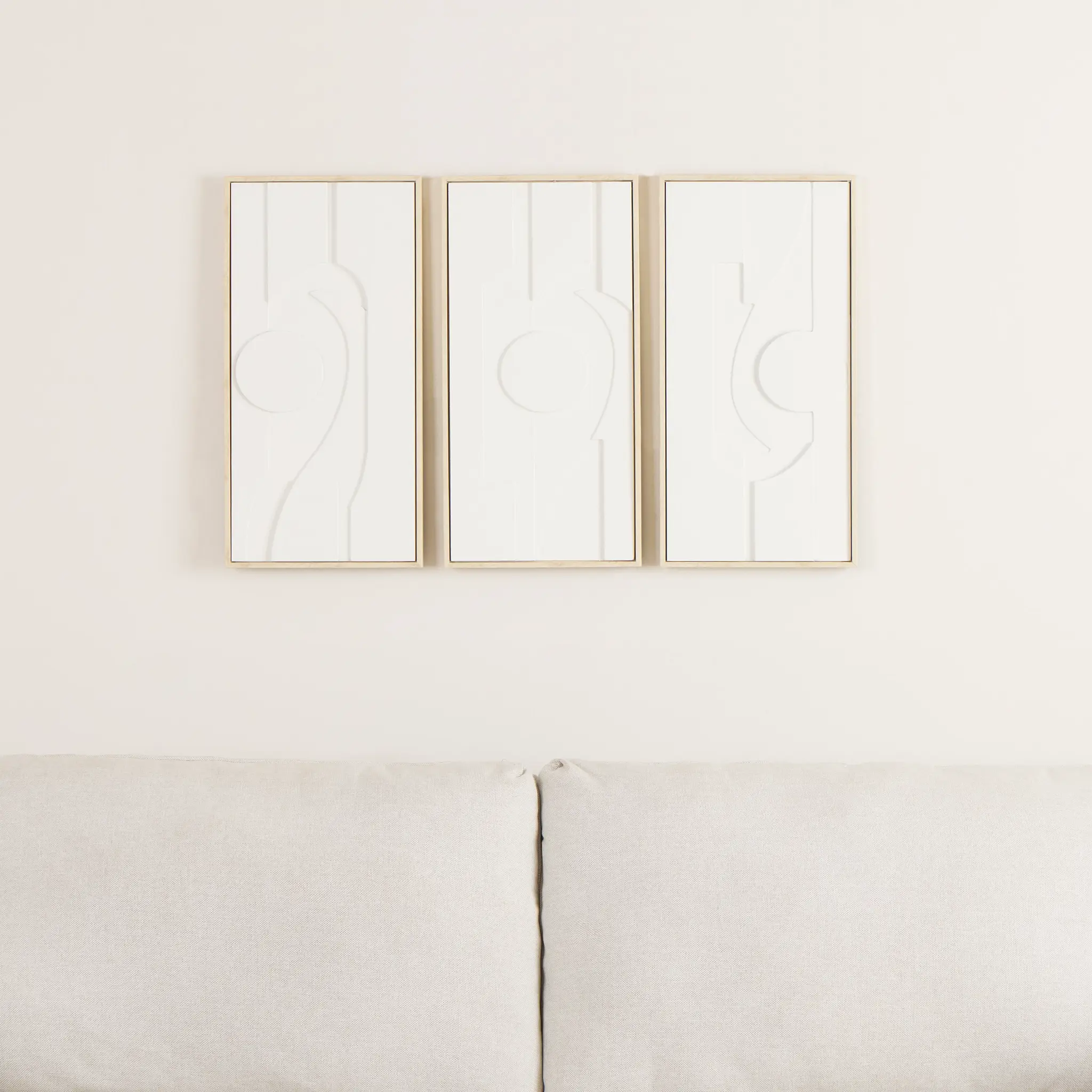 Aezakarm White Set Of 3 Framed Wall Art Aezakarm White Set Of 3 Framed Wall Art