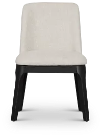 Emory Black Upholstered Side Chair