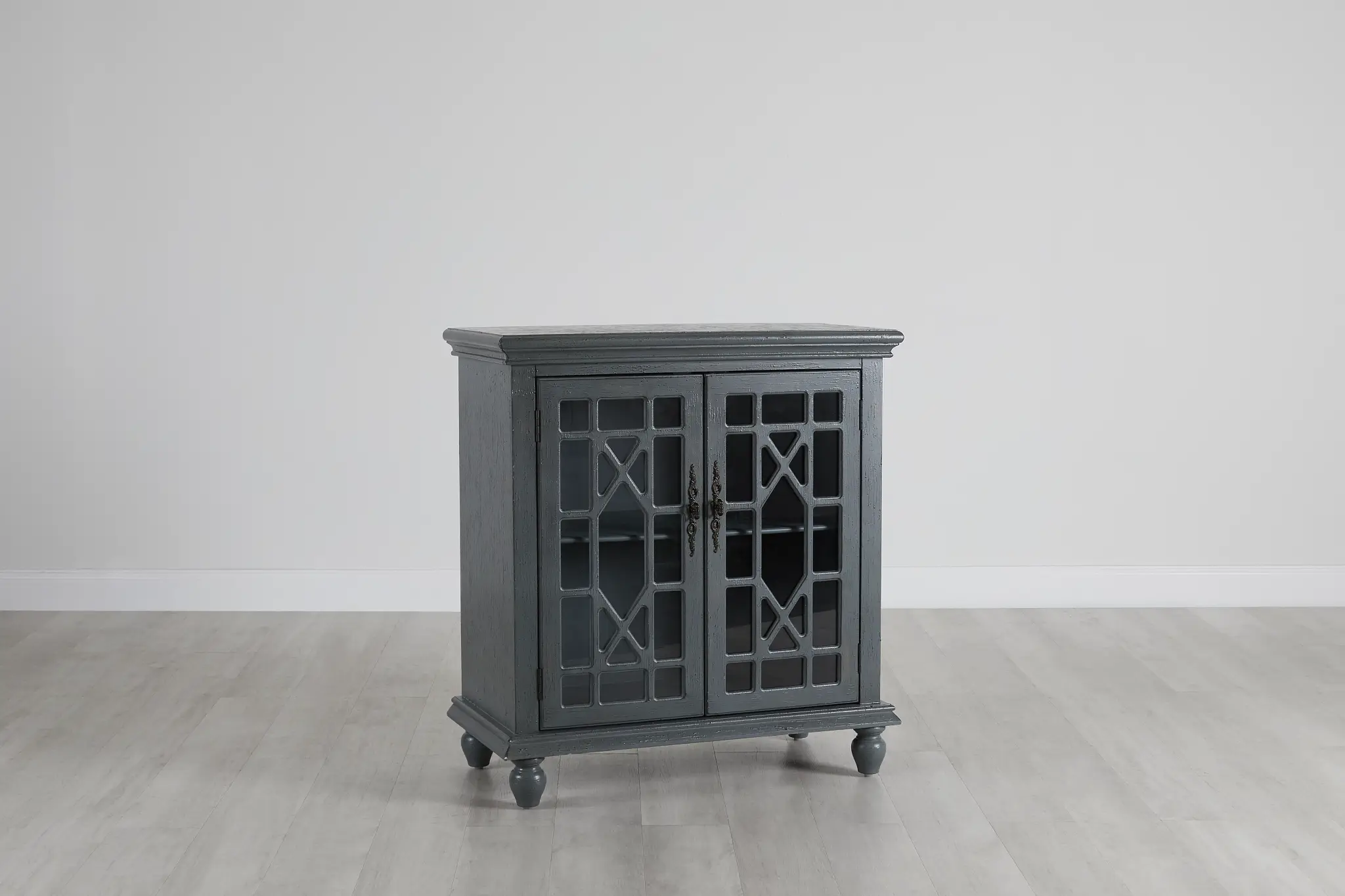 Alexis Gray Two-door Cabinet Alexis Gray Two-door Cabinet