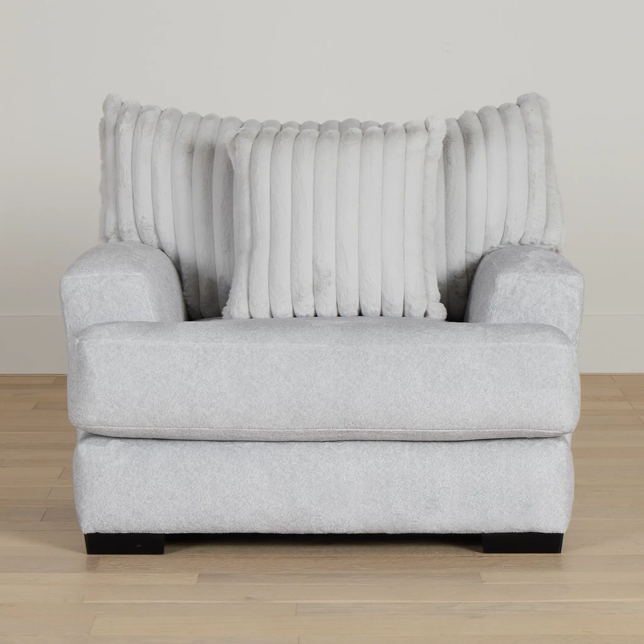 Kylie Light Gray Fabric Chair Kylie Light Gray Fabric Chair