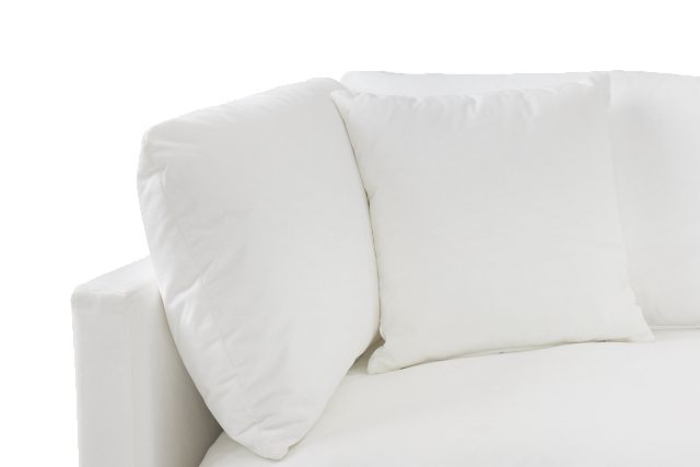 Raegan White Fabric Right Chaise Sectional (6)