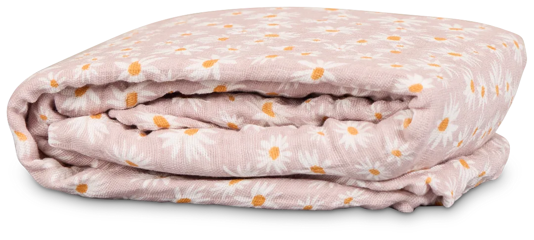 Azure Light Pink Fitted Sheet