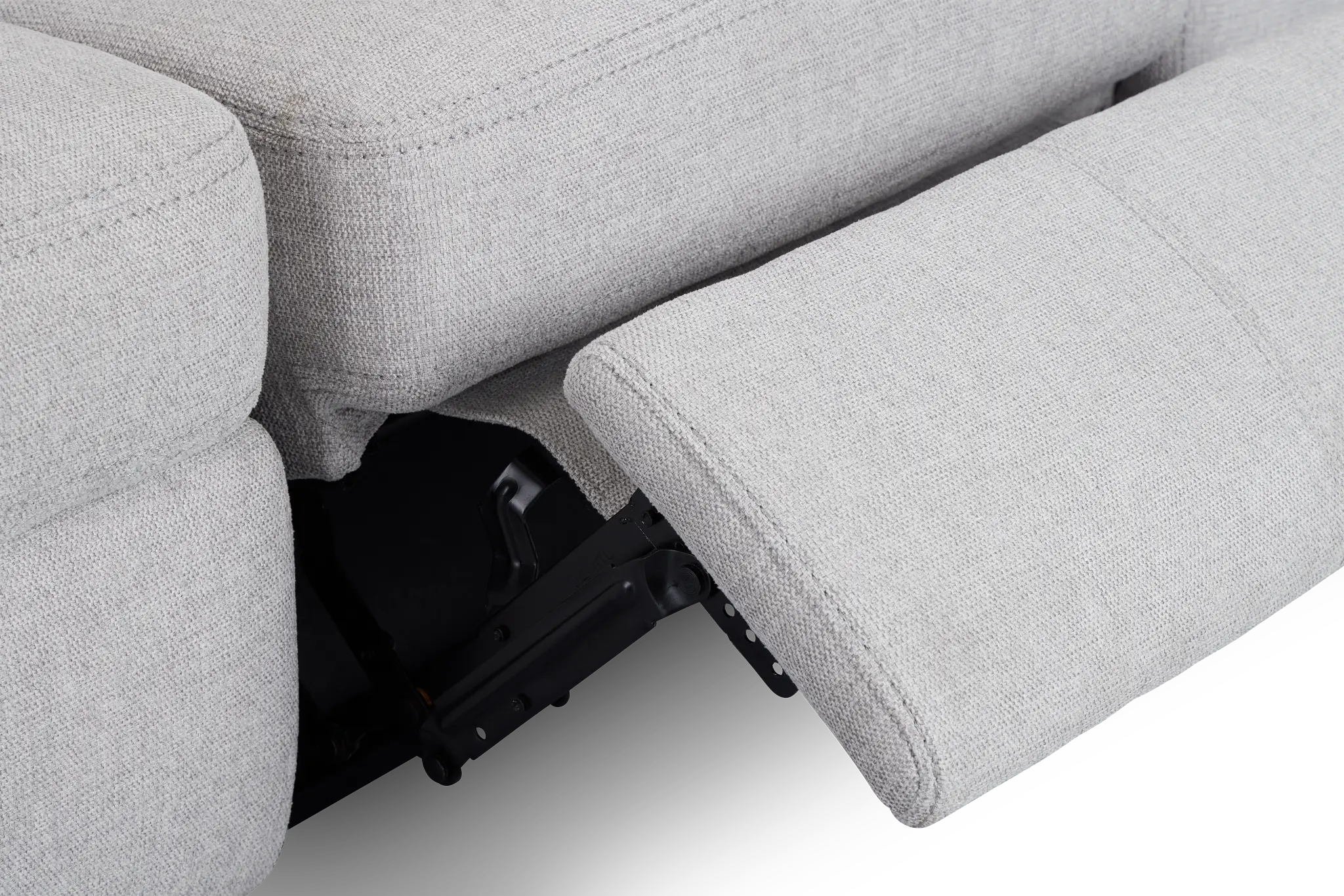 Callum Light Gray Fabric Reclining Sofa Callum Light Gray Fabric Reclining Sofa