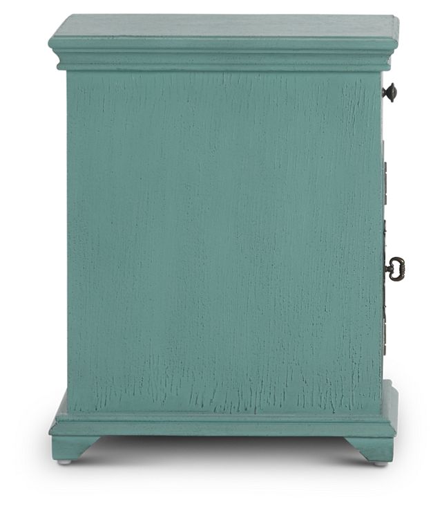 Alexis Teal Small Cabinet