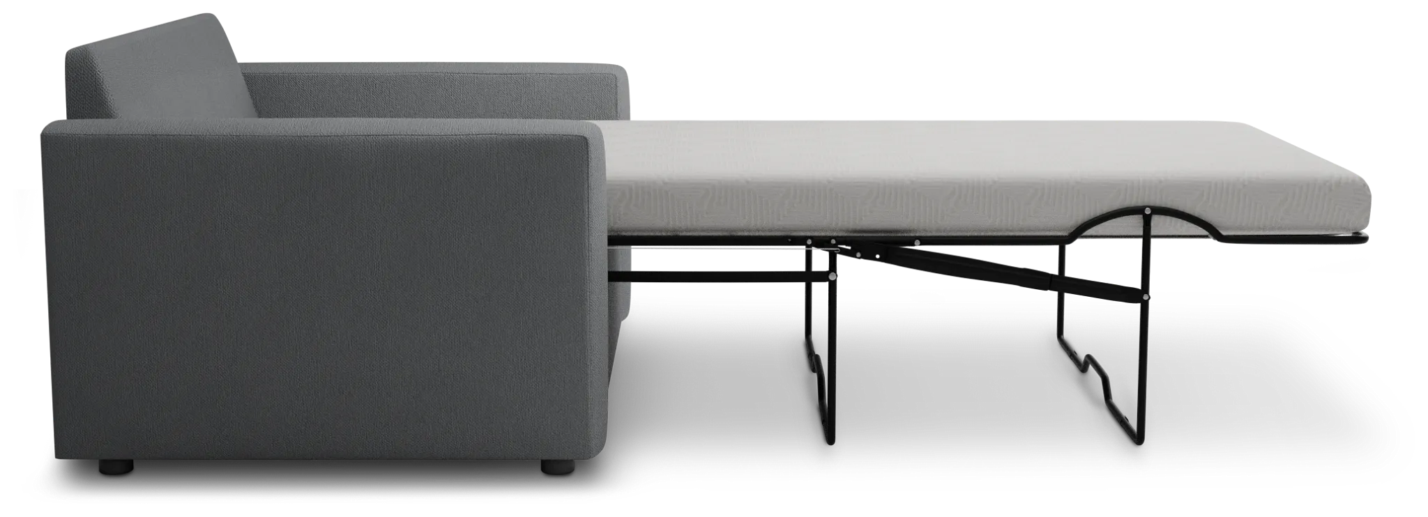 Siesta Revenue Gray Fabric Memory Foam Sleeper