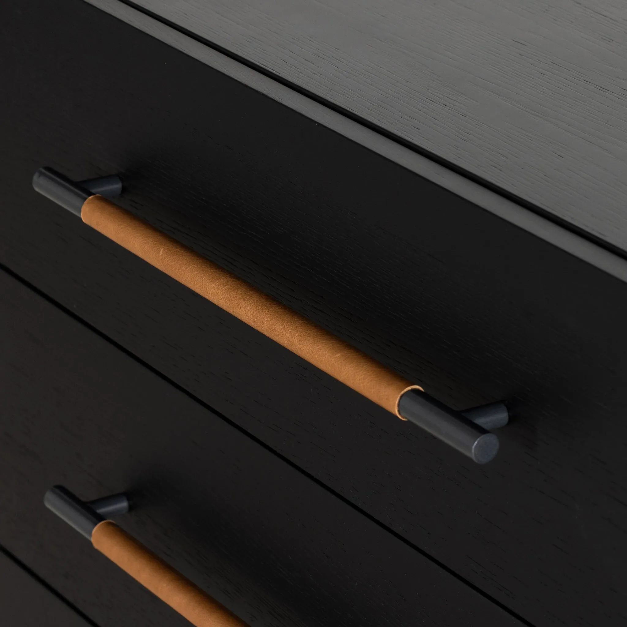 Four Hands Rosedale Black Nightstand