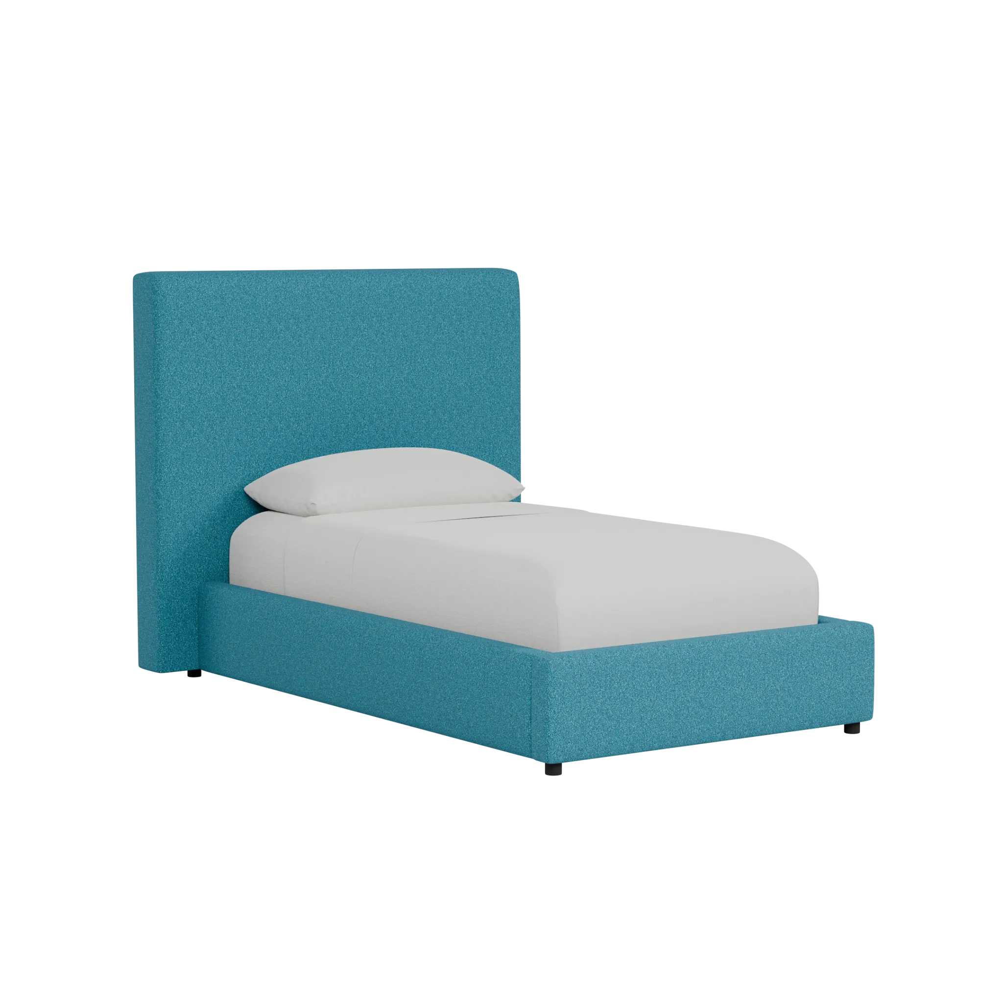 Grayton Elite Teal 54" Upholstered Platform Bed