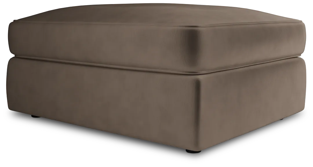 Siesta Joya Beige Fabric Ottoman