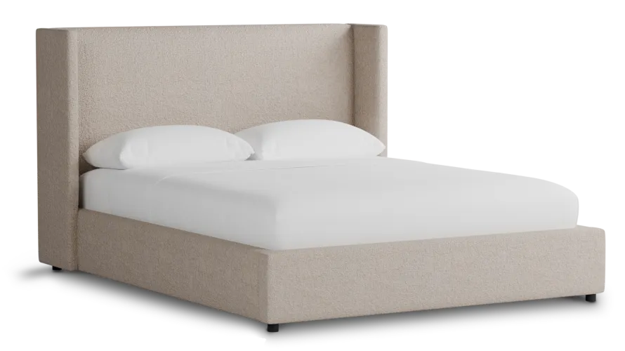 Captiva Elite Taupe 48" Upholstered Shelter Bed