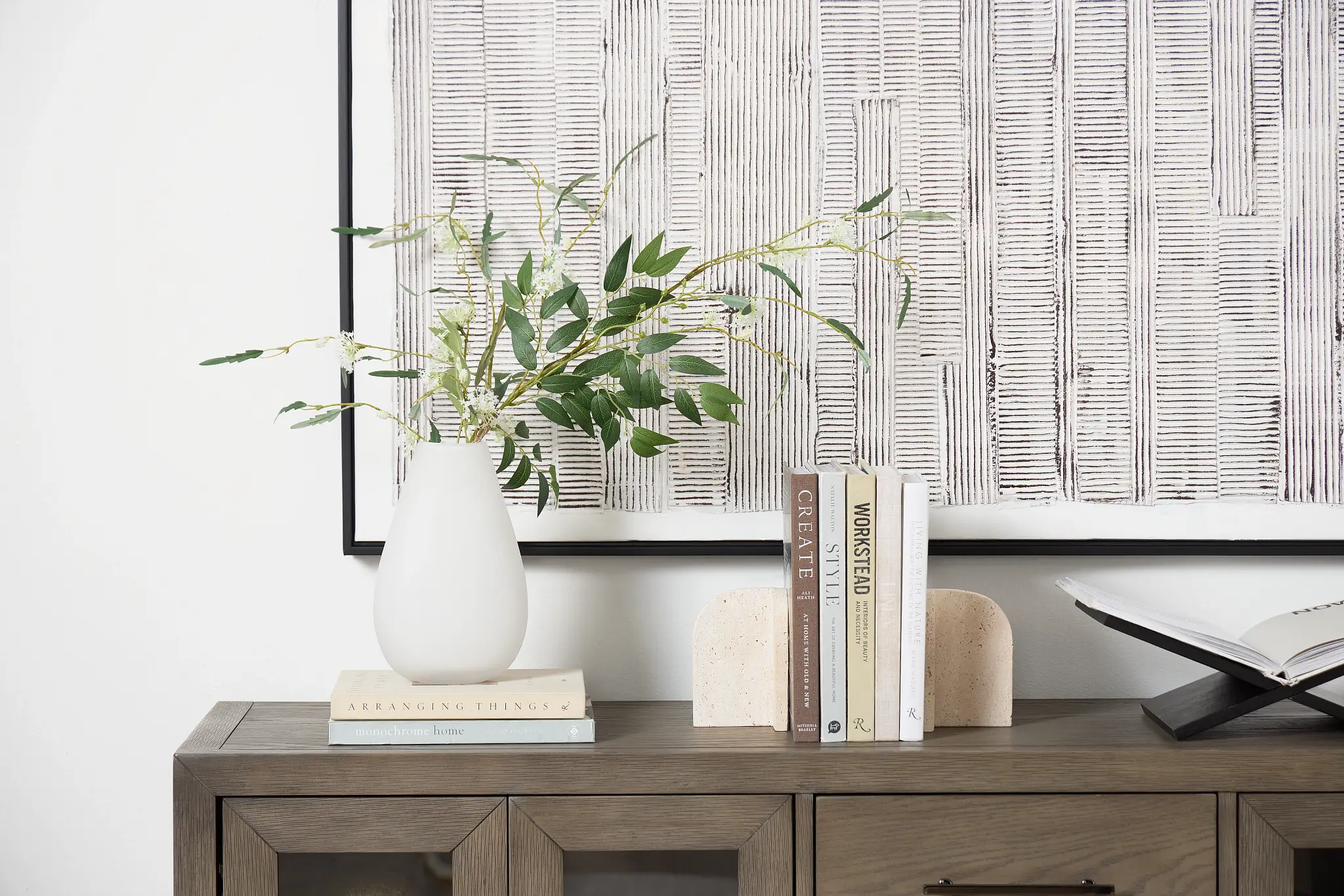 Kaia Beige Stone Bookends Kaia Beige Stone Bookends