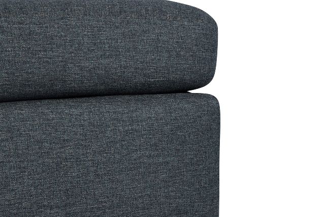Noah Dark Blue Fabric Cocktail Ottoman