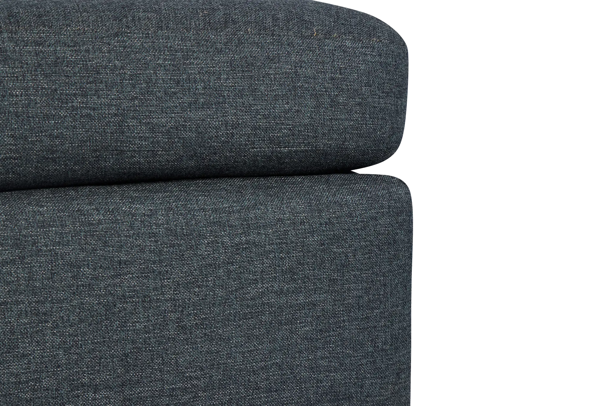 Noah Dark Blue Fabric Cocktail Ottoman Noah Dark Blue Fabric Cocktail Ottoman