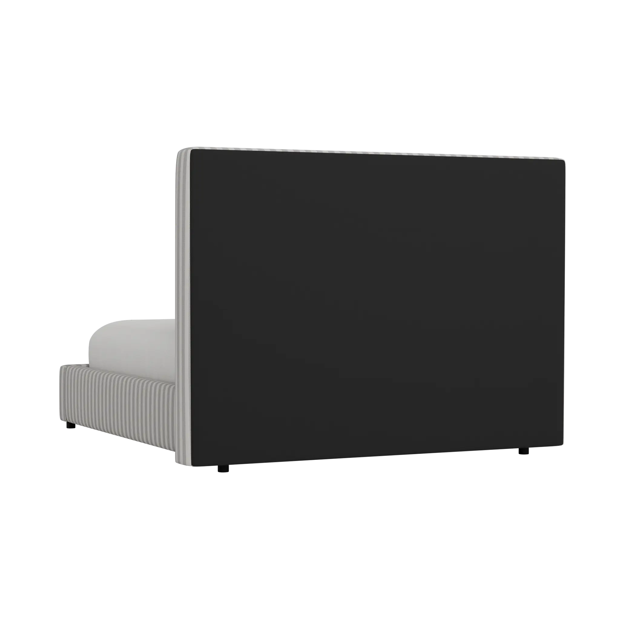 Grayton Sea Lane Light Gray 54" Upholstered Platform Bed Grayton Sea Lane Light Gray 54" Upholstered Platform Bed
