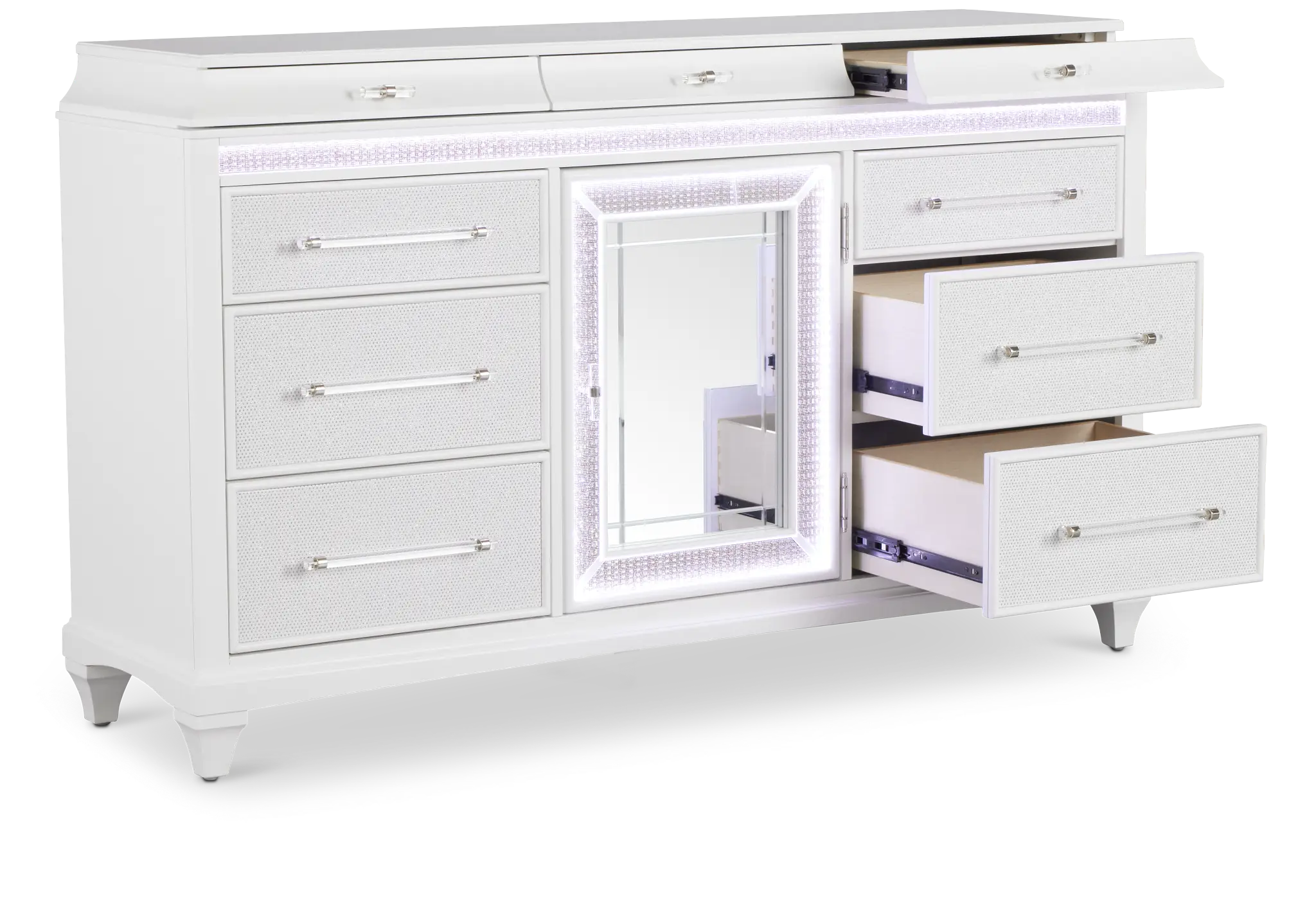 Milan White Door Dresser Milan White Door Dresser