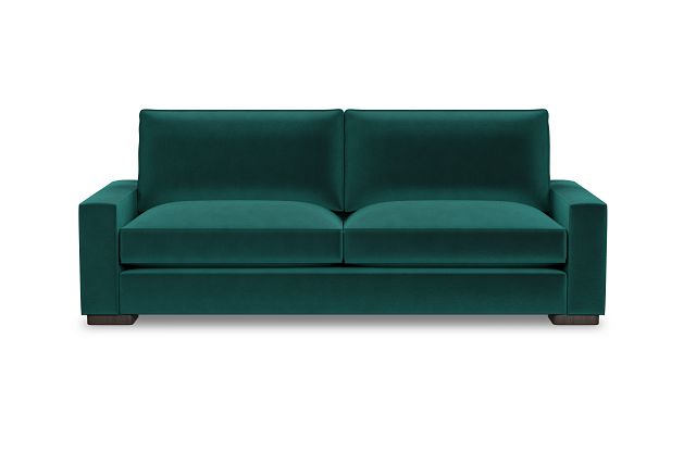 Edgewater Joya Green 96" Sofa W/ 2 Cushions