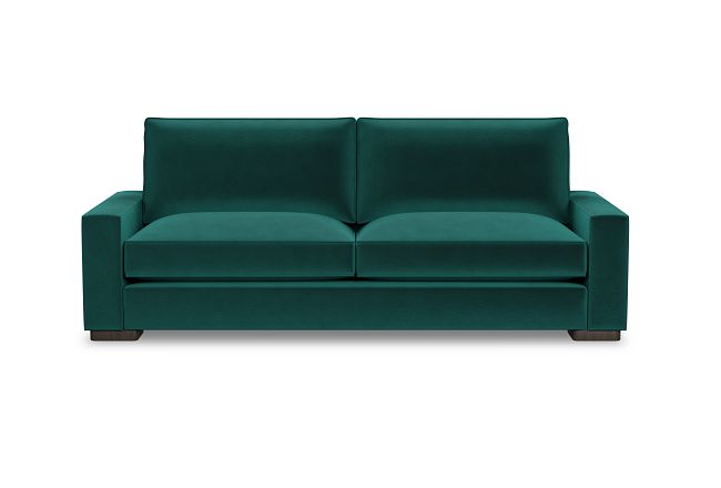 Edgewater Joya Green 96" Sofa W/ 2 Cushions