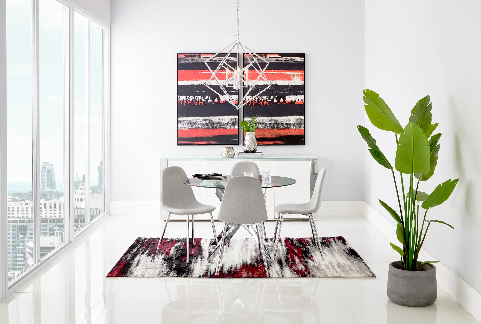 Iris Red 5x8 Area Rug Iris Red 5x8 Area Rug