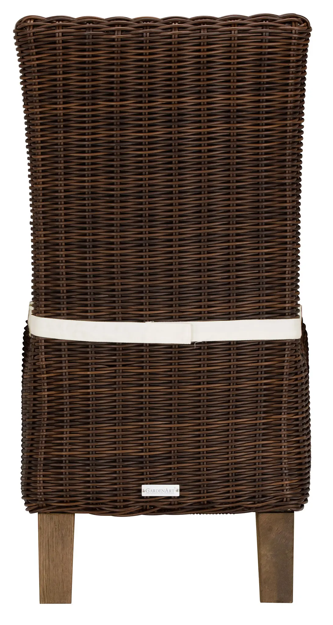 Canyon Dark Brown White Woven Side Chair Canyon Dark Brown White Woven Side Chair