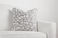 Webinar Gray 18" Accent Pillow