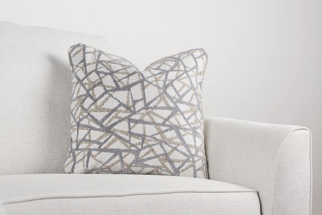 Webinar Gray 18" Accent Pillow