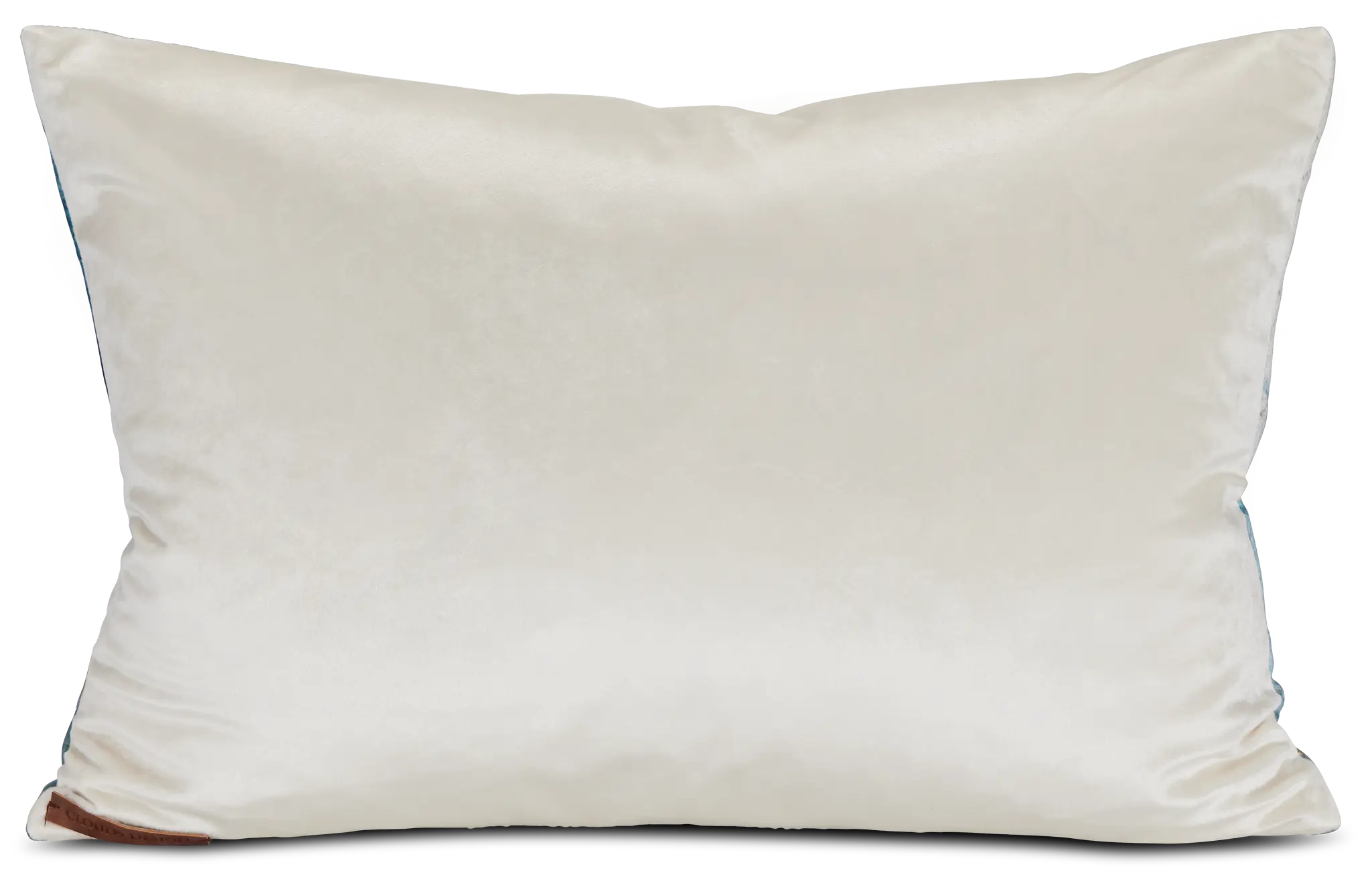 Langston Blue Velvet Lumbar Accent Pillow Langston Blue Velvet Lumbar Accent Pillow