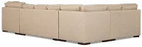 Sinclair Brown Fabric Right Cuddler Cooling Memory Foam Sectional