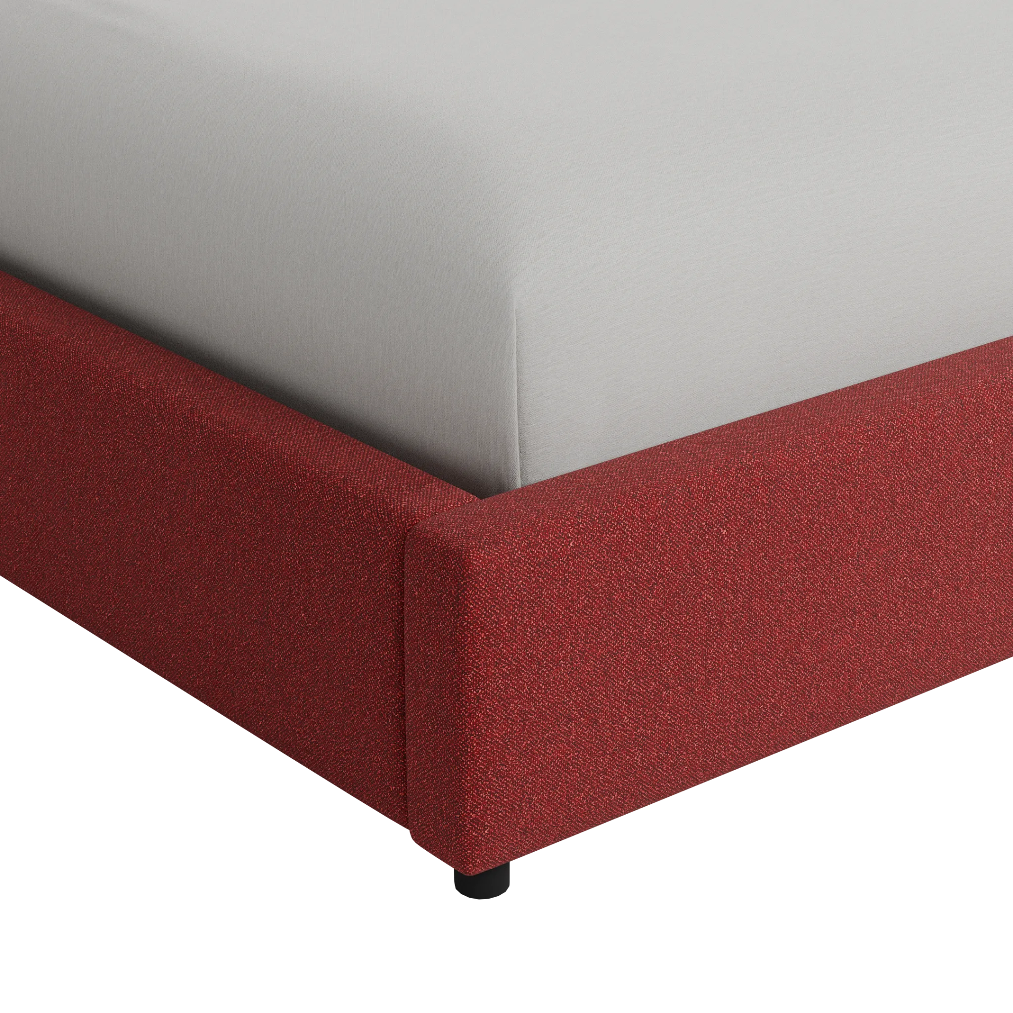 Grayton Elite Red 44" Upholstered Platform Bed