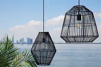 Malaca Black Bamboo Pendant